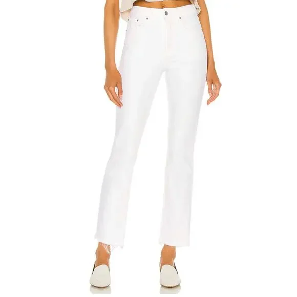 GRLFRND The Karolina High Rise Straight Crop Sz 24 - Picture 7 of 8